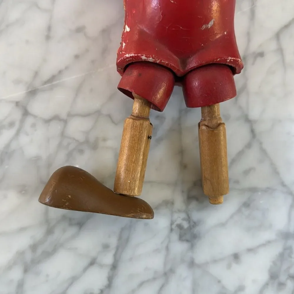 Vintage IDEAL Toy Co. Wood Pinocchio Figure 11'